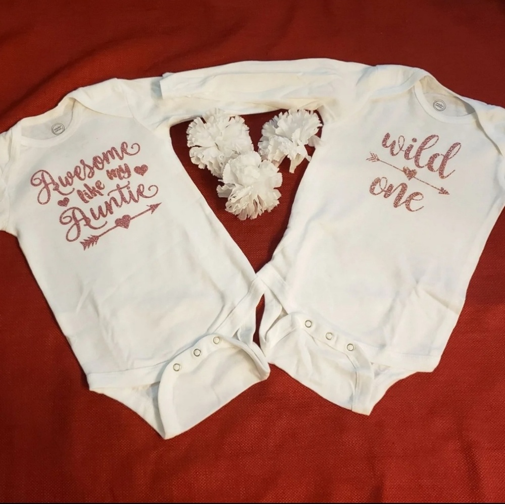 12 month long sleeve onesie gift set